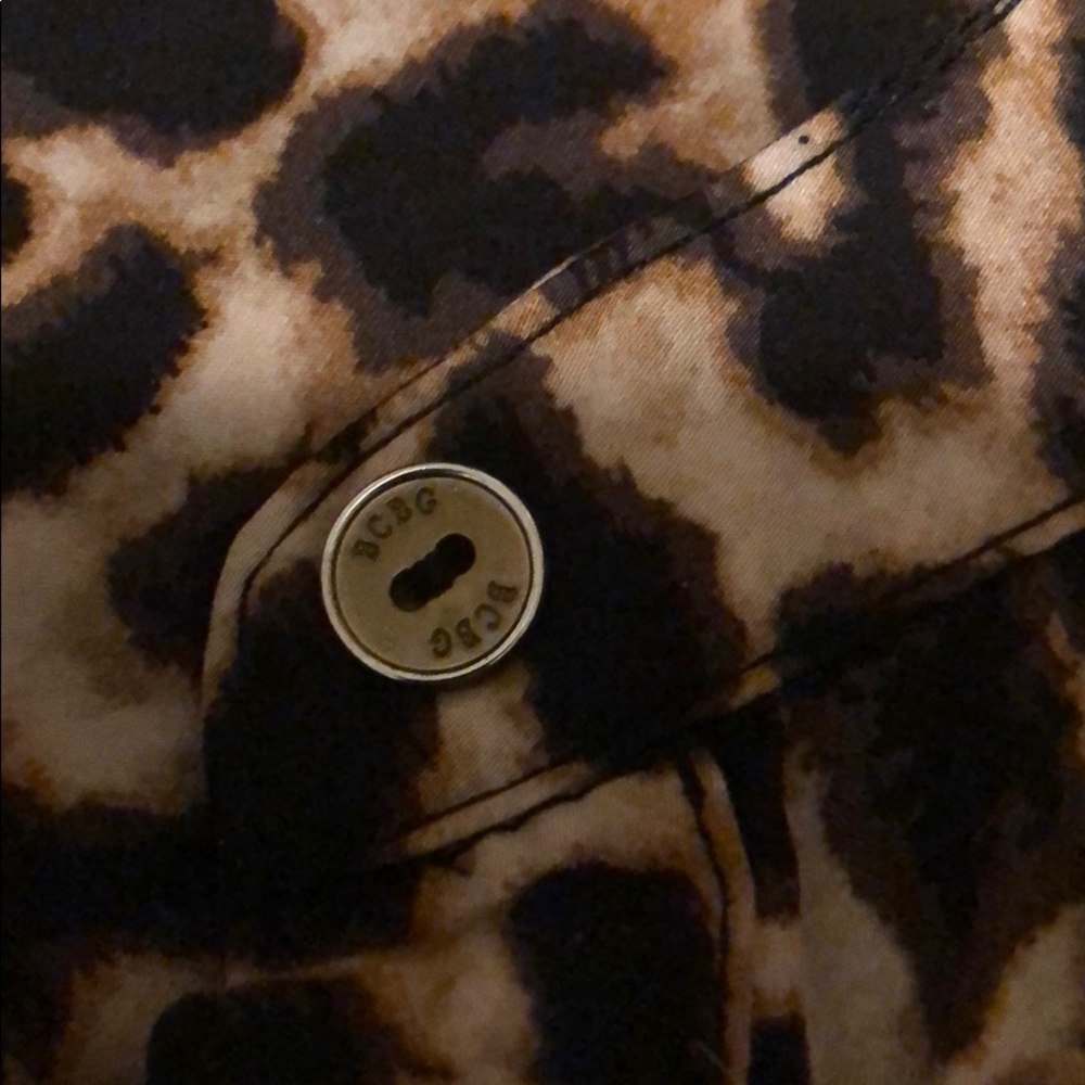 Bcbg Button Down Leopard Print - image 3